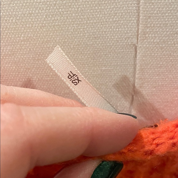 Free People V-Neck Sweater in Peach Orange Oversized XS Fits Up To M - Picture 7 of 8